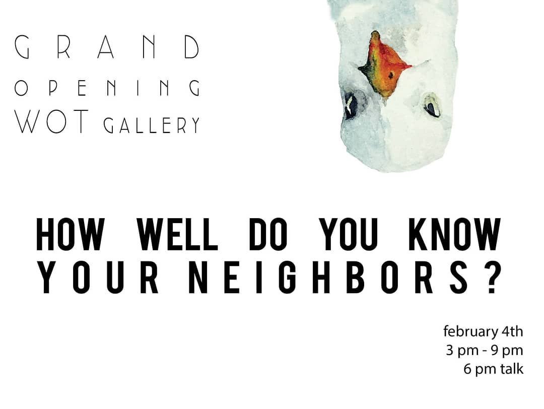 Cycle 1 poster — Grand Opening: How Well Do You Know Your Neighbors?
