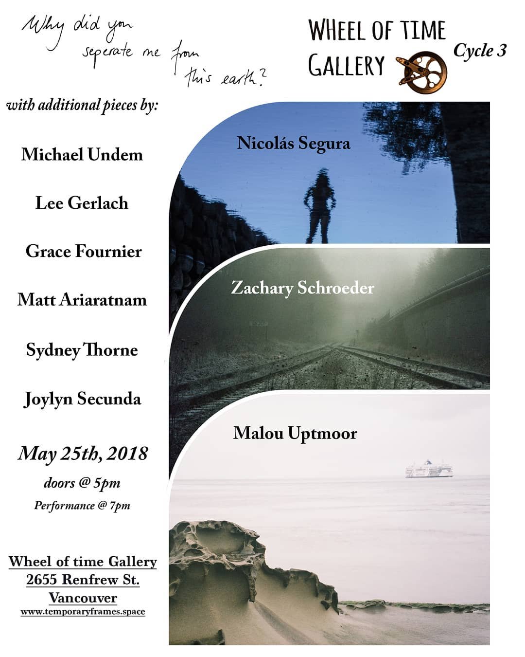 Cycle 3 poster — Why Did You Separate Me From This Earth?