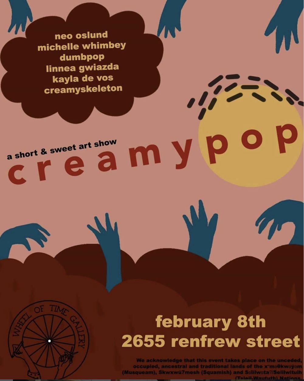 Cycle 5 poster — Creamy Pop: A Short and Sweet Art Show